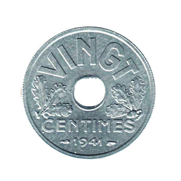 20 centimes Vichy State Frans - Frankrijk - 1941-1944