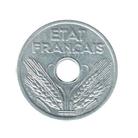 20 Centime Vichy State French - Frankreich - 1941-1944