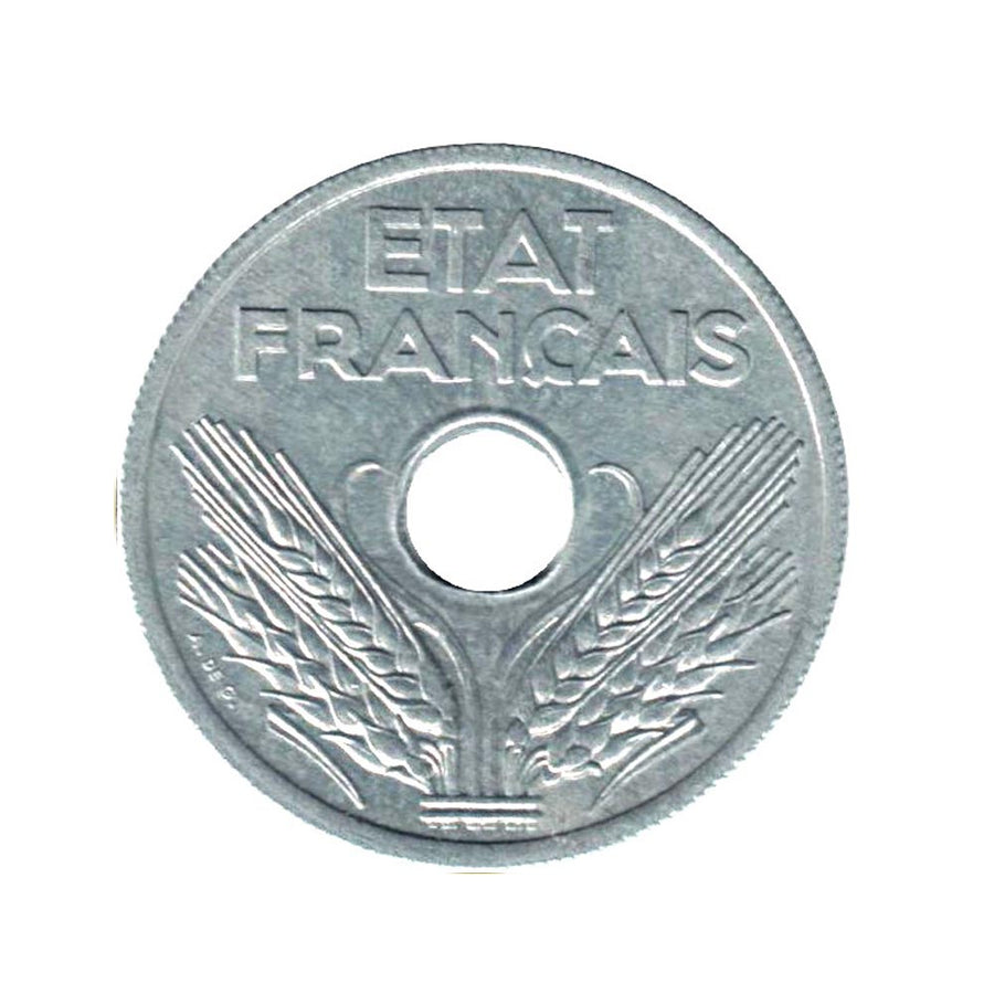 20 centimes - Etat Français - France - 1941