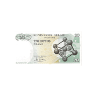 Belgique - Billet de 20 Francs Baudouin Ier - 1964
