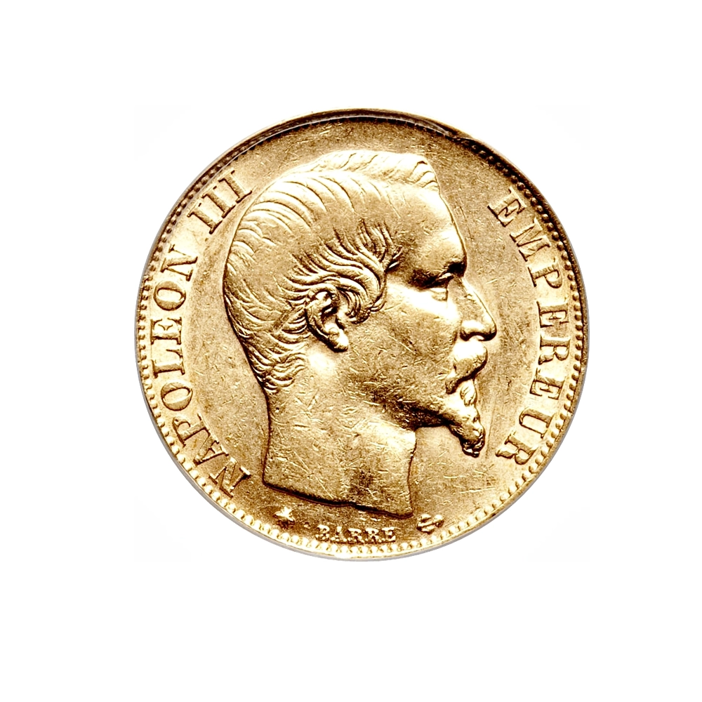 20 Francs - Napoléon III - Tête Nue - France - 1853-1860