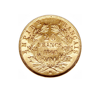 20 Francs - Napoléon III - Tête Nue - France - 1853-1860