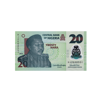 Nigeria - Billet de 20 Naira - 2006-2022