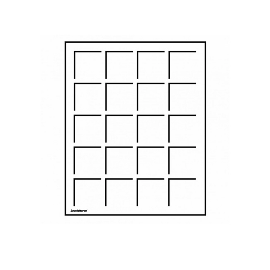 Coffret pour monnaies carré - Lignum en bois nervuré acajou