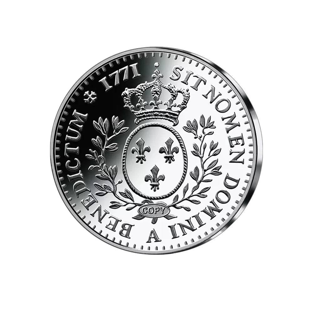 Frappe en argent pur - L'argent de la France - Écu à la vieille Tête 1771