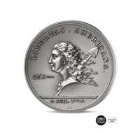 Indépendance des Etats-Unis - Monnaie de 250 Euros Argent ½ Kg - Haut-Relief Antique 2026
