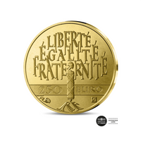 Le Génie Français 2026 - Le Génie de la Liberté - Monnaie de 250 Euros Or