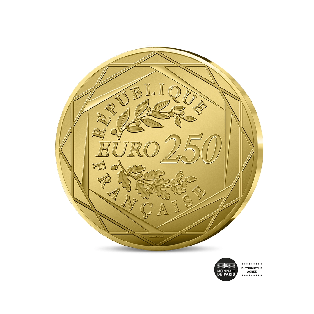 Le Seigneur des anneaux - Le Drapeau du Rohan - Monnaie de 250 Euros - Or - BU