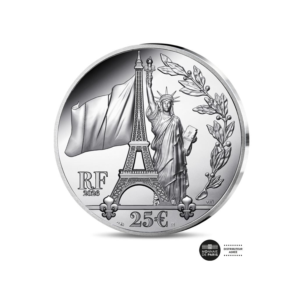 ⁣⁢Mercanti - Jimenez - Νόμισμα 25 Ευρώ 2 Oz Αργύρου - Proof Υψηλό Ανάγλυφο 2026⁤⁣