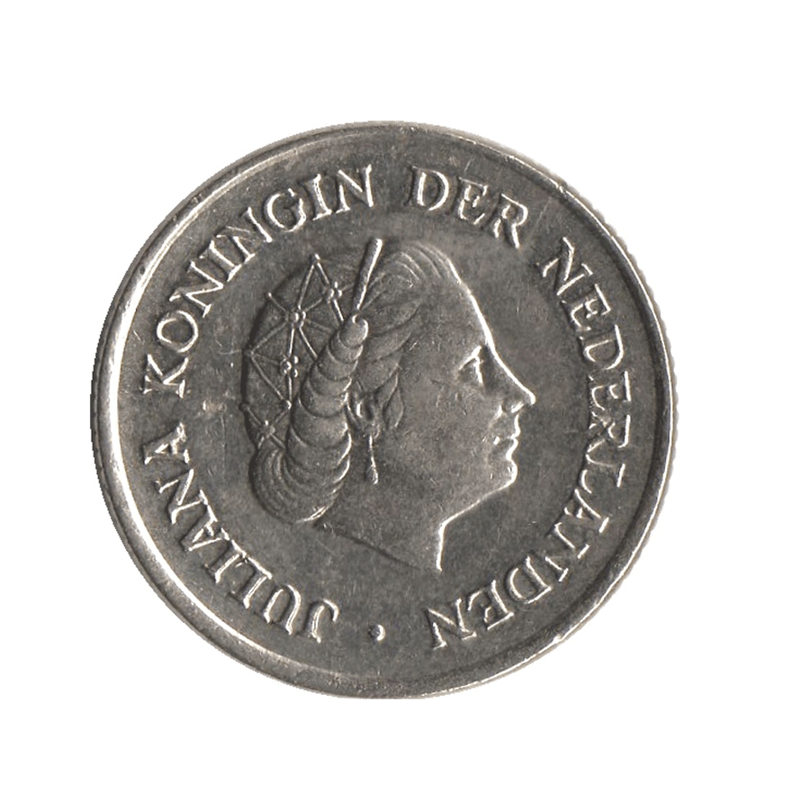 25 centimes - Juliana - Pays-Bas - 1950-1980