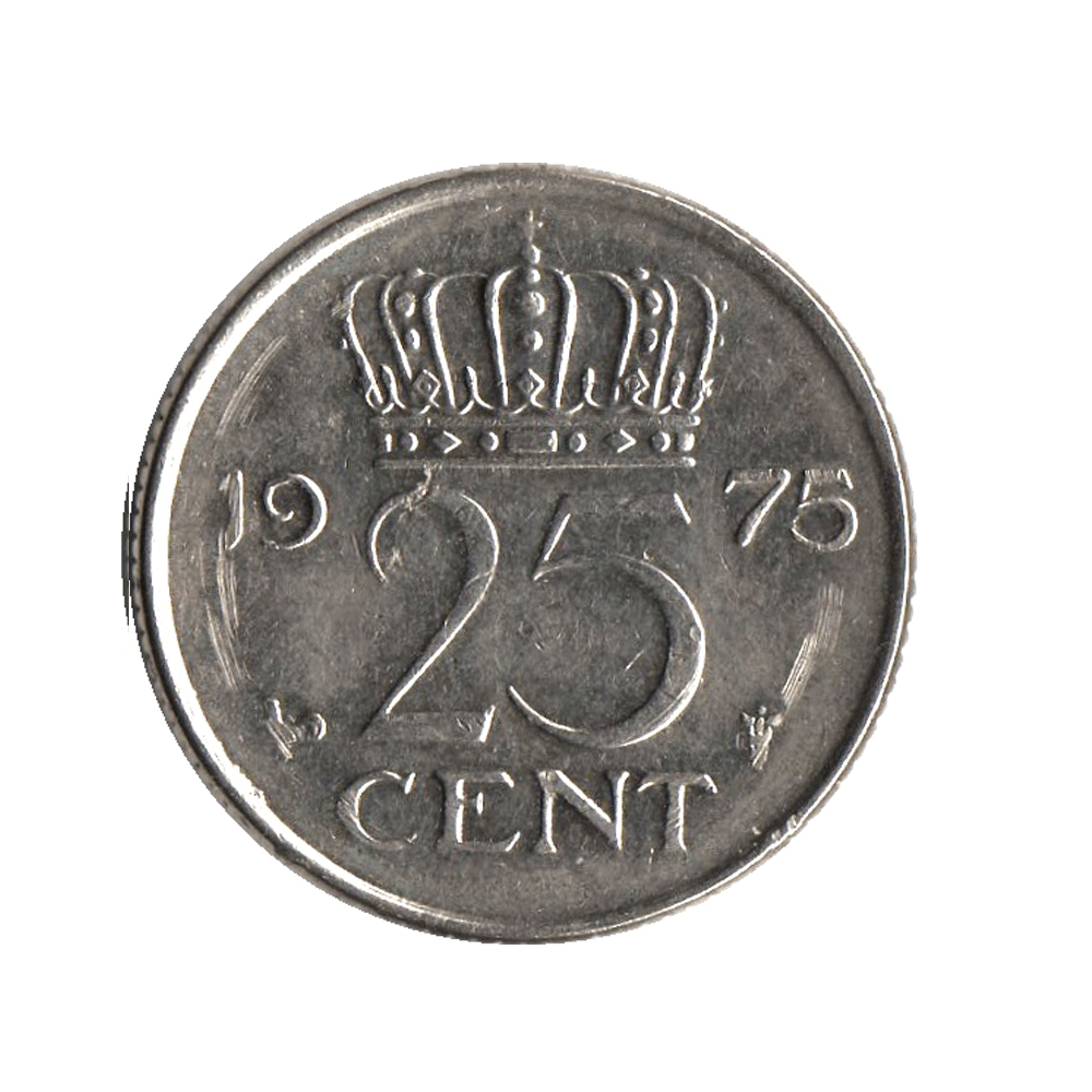 25 cent - Juliana - Nederland - 1950-1980