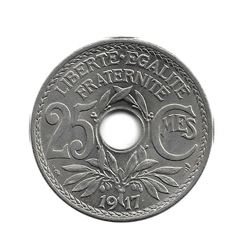 25 centavos Lindauer - França - 1917-1937