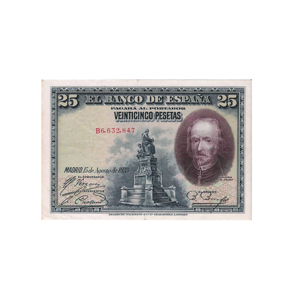 Espagne - Billet de 25 Pesetas - 1928