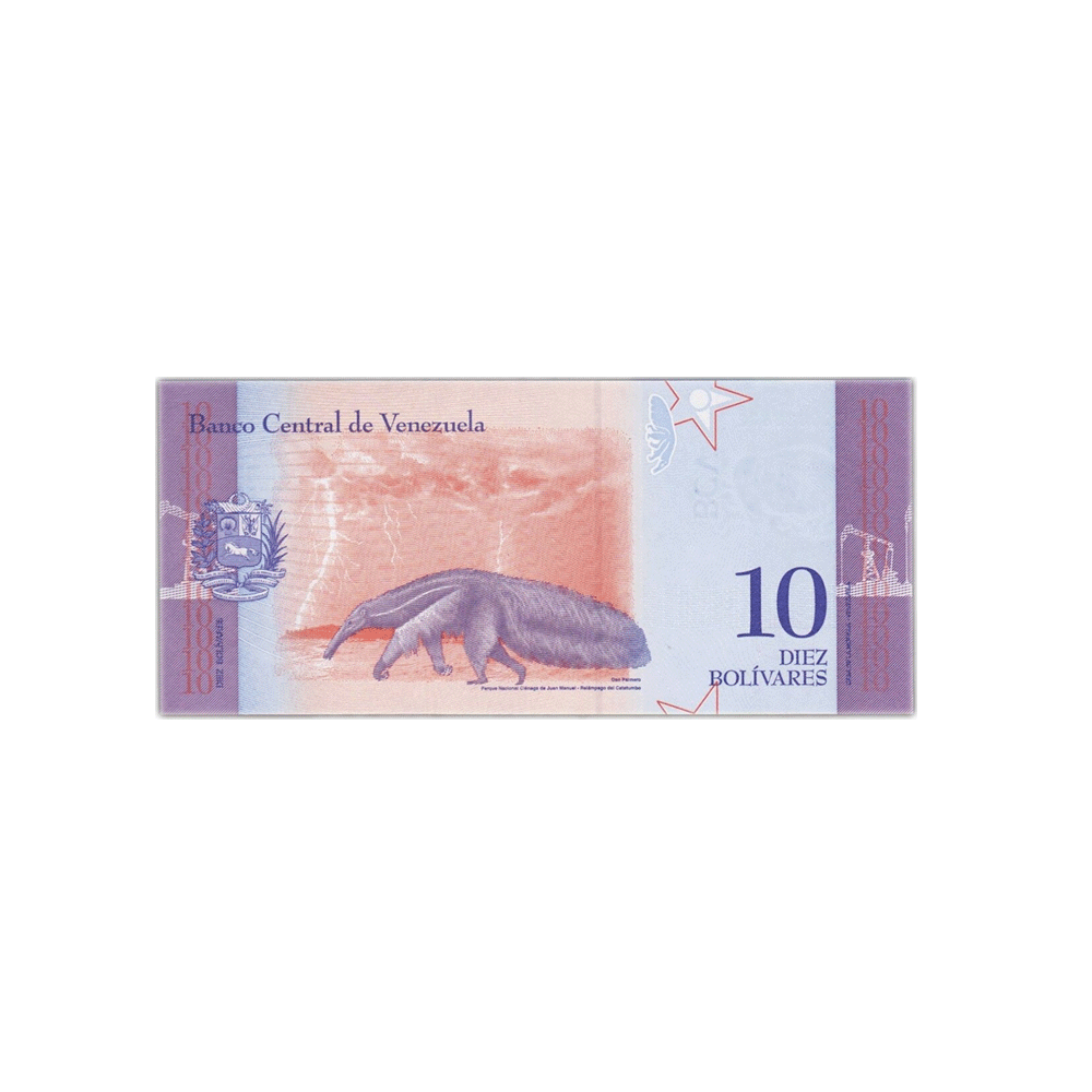 Bolivie - Billet de 10 Bolivares - 2018