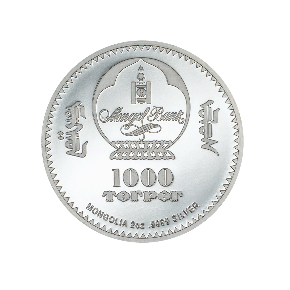 Peter Carl Fabergé - Monnaie de 1000 Togrog Argent - BE 2024