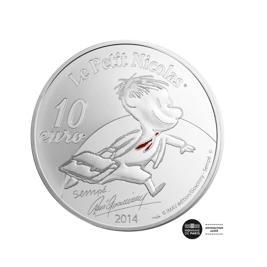 Les Vacances du Petit Nicolas - Monnaie de 10€ Argent - BE 2014