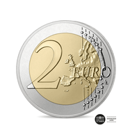 Pariser Olympischen Spiele 2024 - Währung von 2 € Gedenkfeiern - umgekehrt sein Polieren