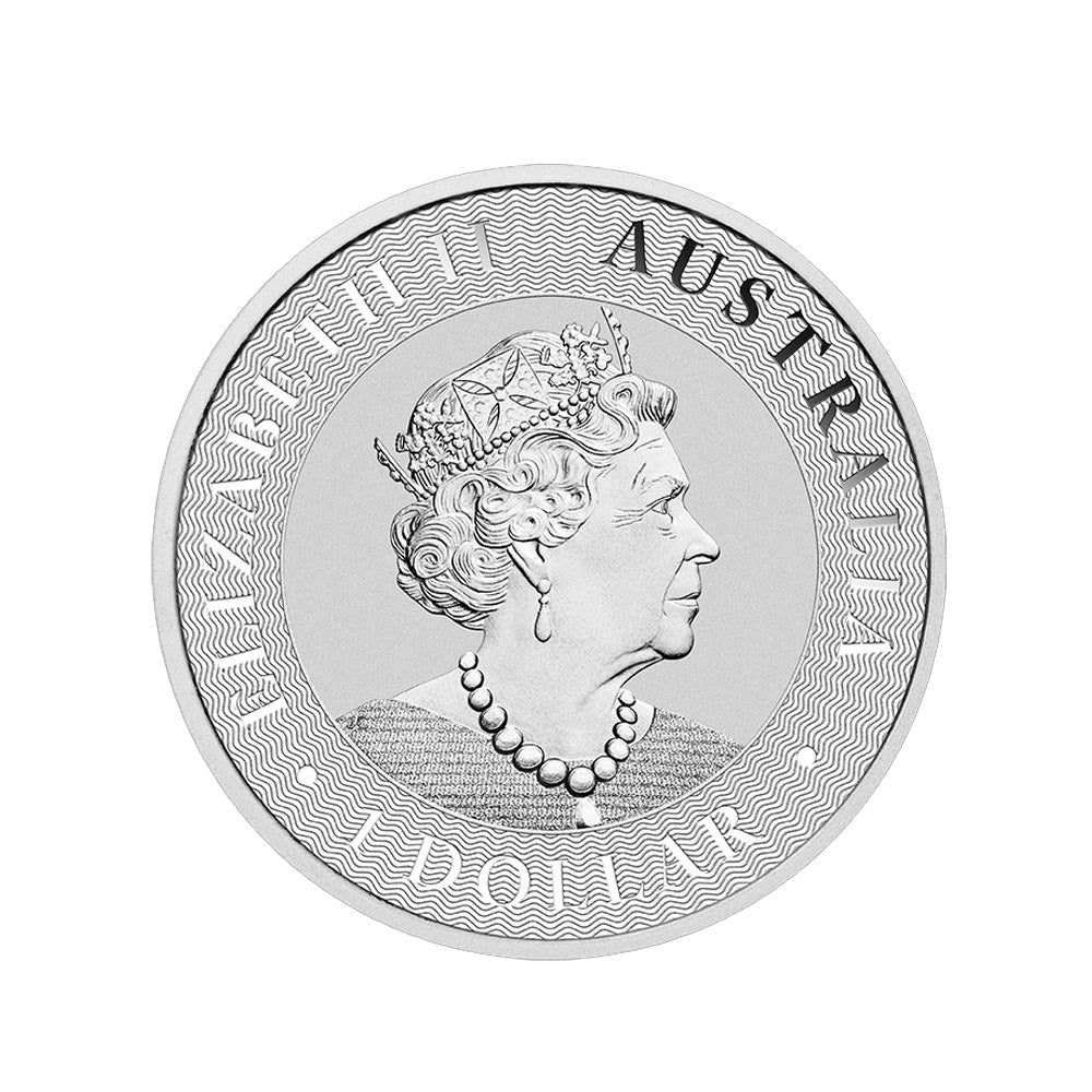 Kangaroo - moeda de 1 oz de prata - Austrália 2023 - BU