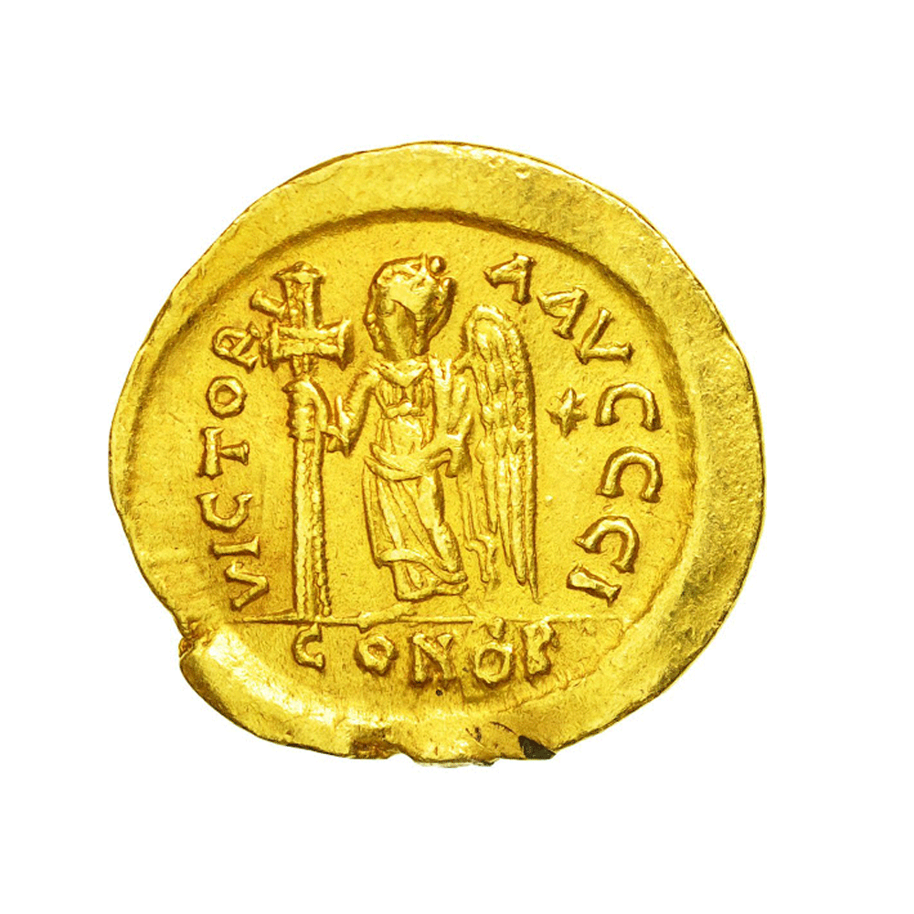 Monnaie byzantine en or « Anastasius Ier »