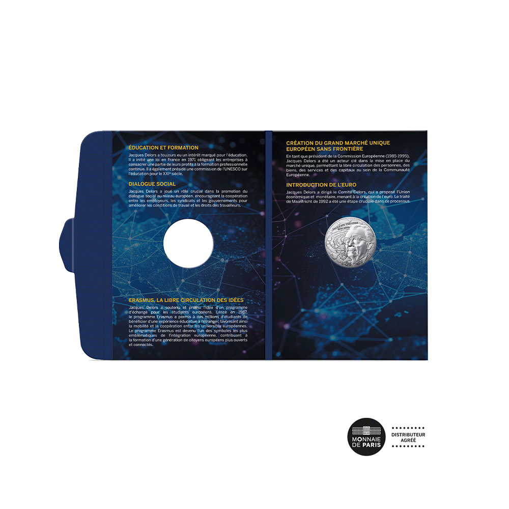 Jacques Delors - Monnaie de 10€ - 2025