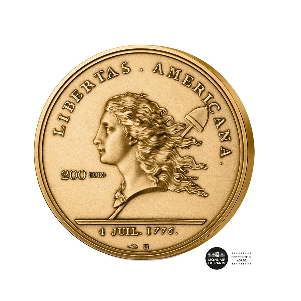 Libertas Americana - Monnaie de 500€ Or 5 Oz - 2023