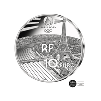 Jeux Olympiques de Paris 2024 - La Tour Eiffel - Monnaie de 10€ Argent - BE 2024
