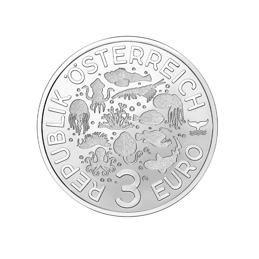 Autriche 2023 - Lophiiforme - Monnaie de 3€