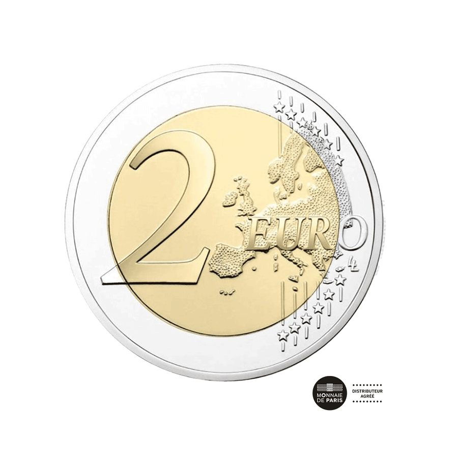 Parijs Olympische Spelen 2024 - Valuta (s) van € 2 herdenkingsmedewerkers - BU 2024