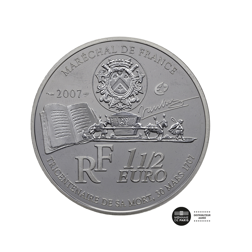 Europa Star - Vauban - Monnaie de 1,50€ Argent - BE 2007