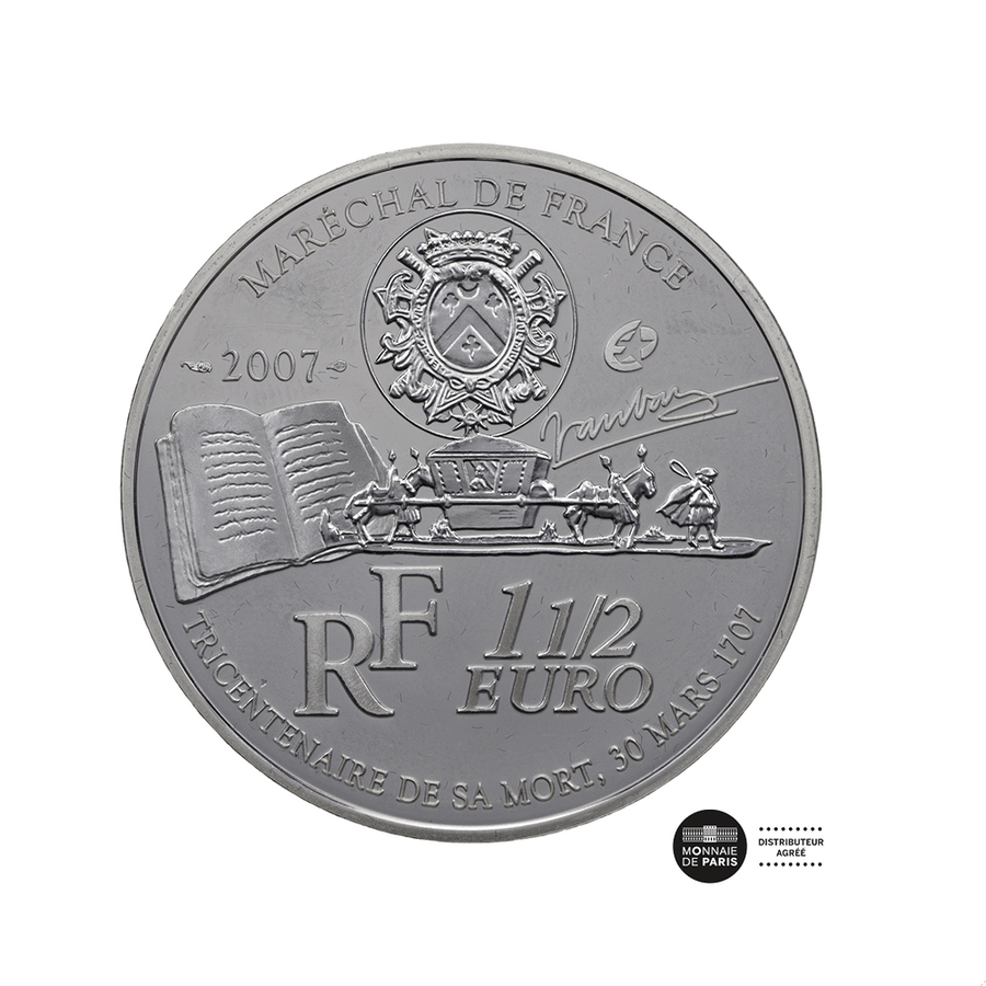 Europa Star - Vauban - Monnaie de 1,50€ Argent - BE 2007