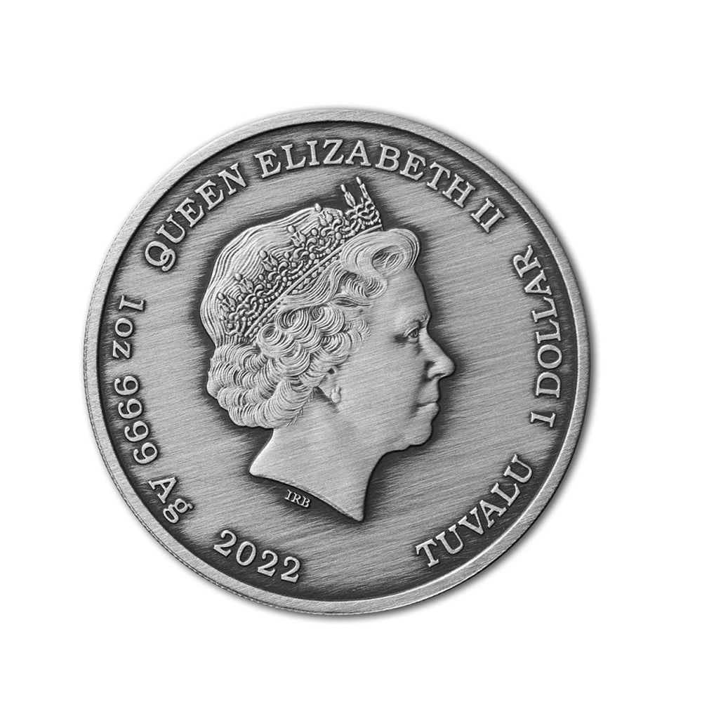 Hera - Dieux de l'Olympe - Monnaie de 1$ Argent - Antique Finish 2022