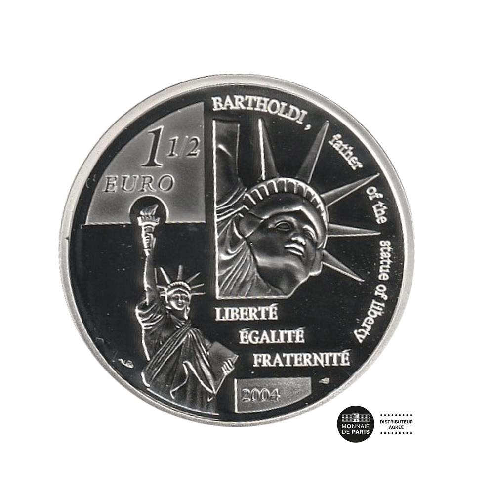 Bartholdi - dinheiro de € 1,5 dinheiro - seja 2004