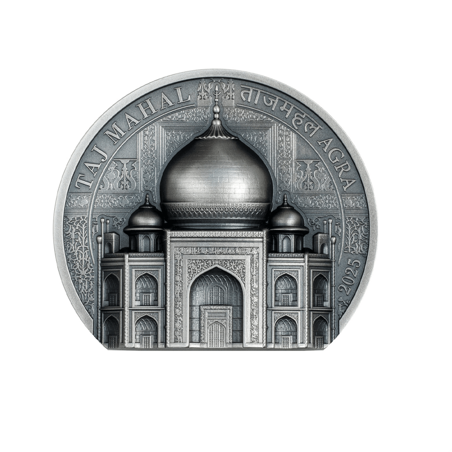 Monnaie haut relief en argent pur « Le Taj Mahal » 2025