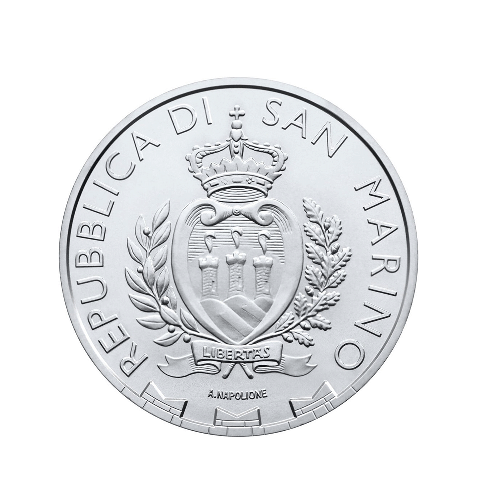 Saint-Marin 2024 - Monnaie de 5€ Argent - Faucon Pèlerin - BE
