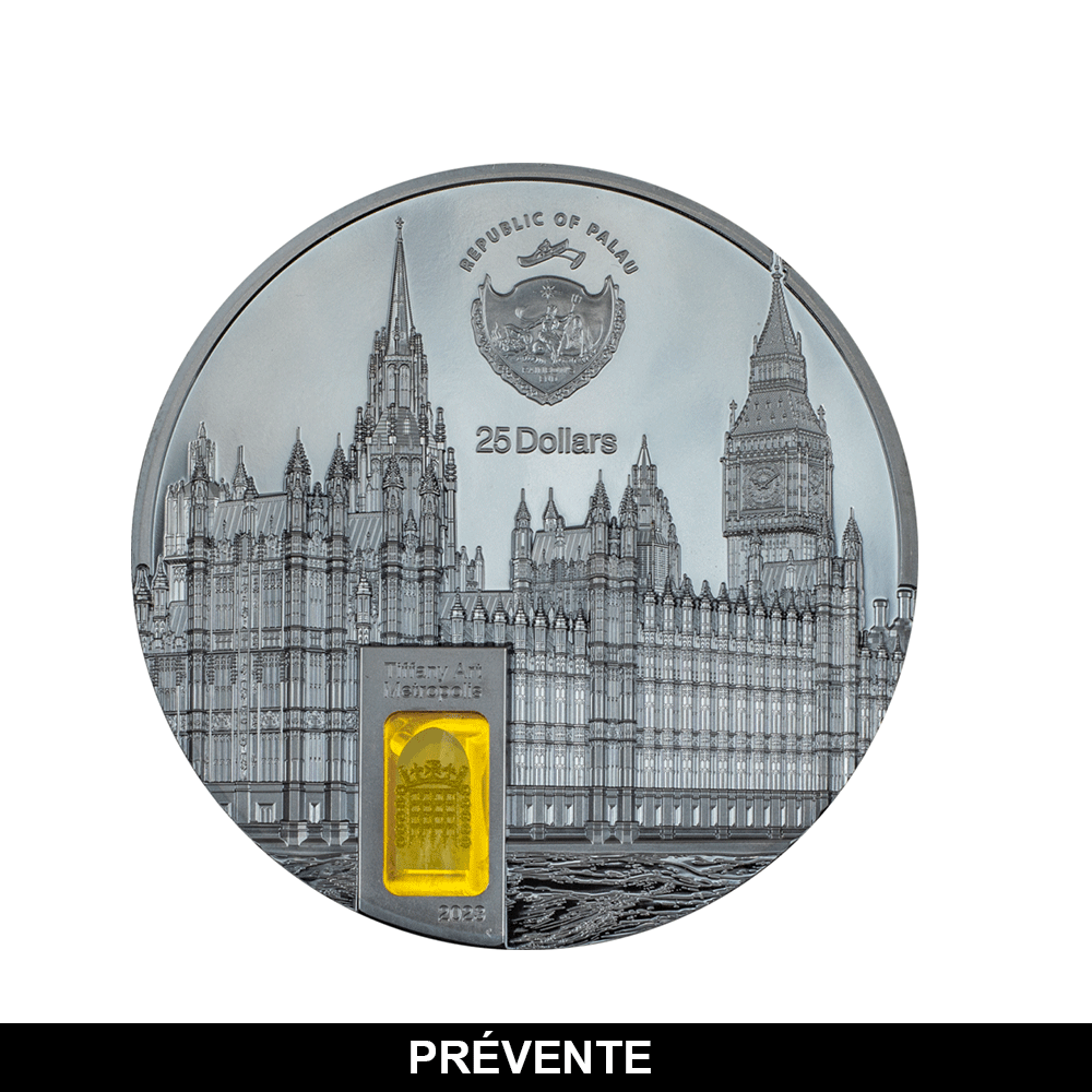 Tiffany Art Metropolis London - Monnaie de 25 Dollars Argent - BE 2023