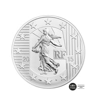 Semeuse - Franc à Cheval - Monnaie de 10 Euro Argent - BE 2015