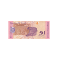 Bolivie - Billet de 50 Bolivares - 2018