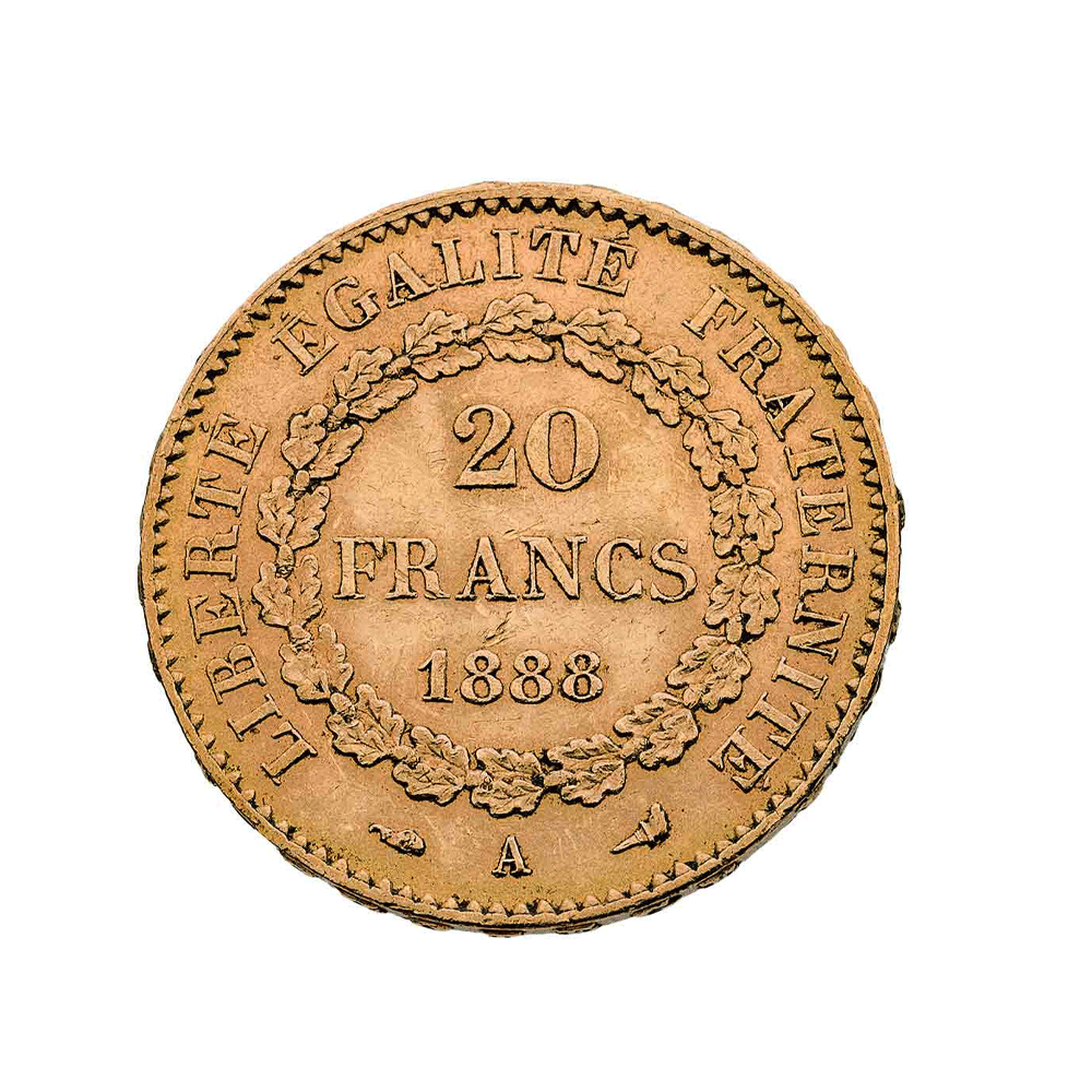 Génie de la IIIème République - Monnaie de 20 Francs
