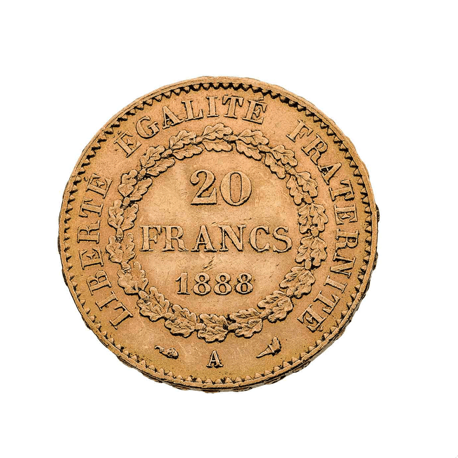 Génie de la IIIème République - Monnaie de 20 Francs