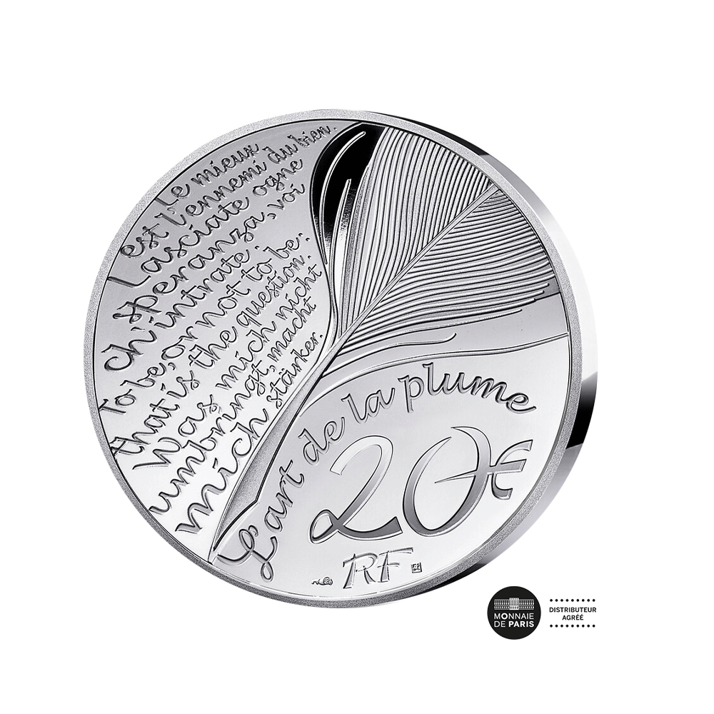 Luiz Vas de Camoes - Monnaie de 20€ Argent Haut Relief - BE 2024