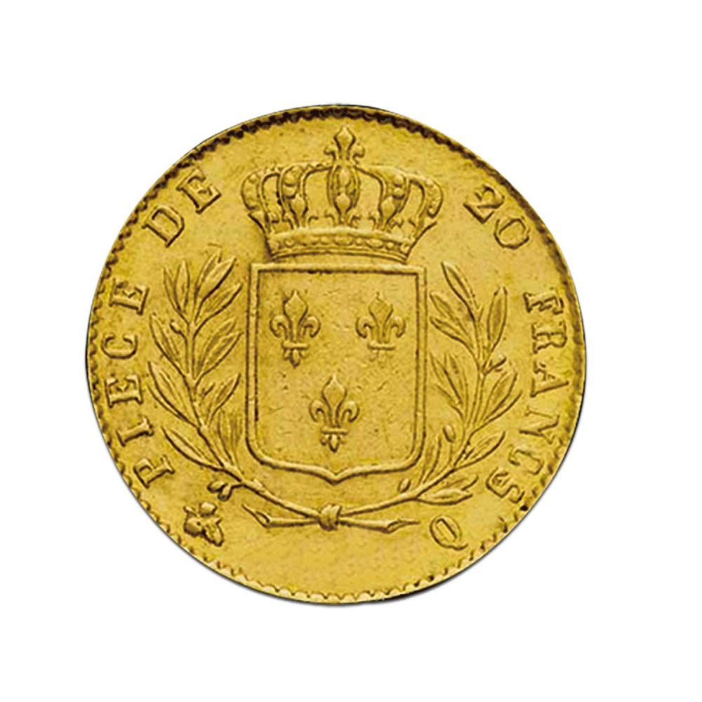 20 Francs - Louis XVIII - Buste Habillé - 1814-1815