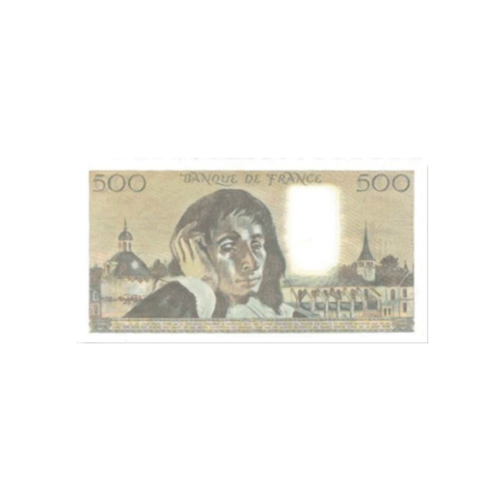 France - Billet de 500 Francs - Pascal - 1968-1993