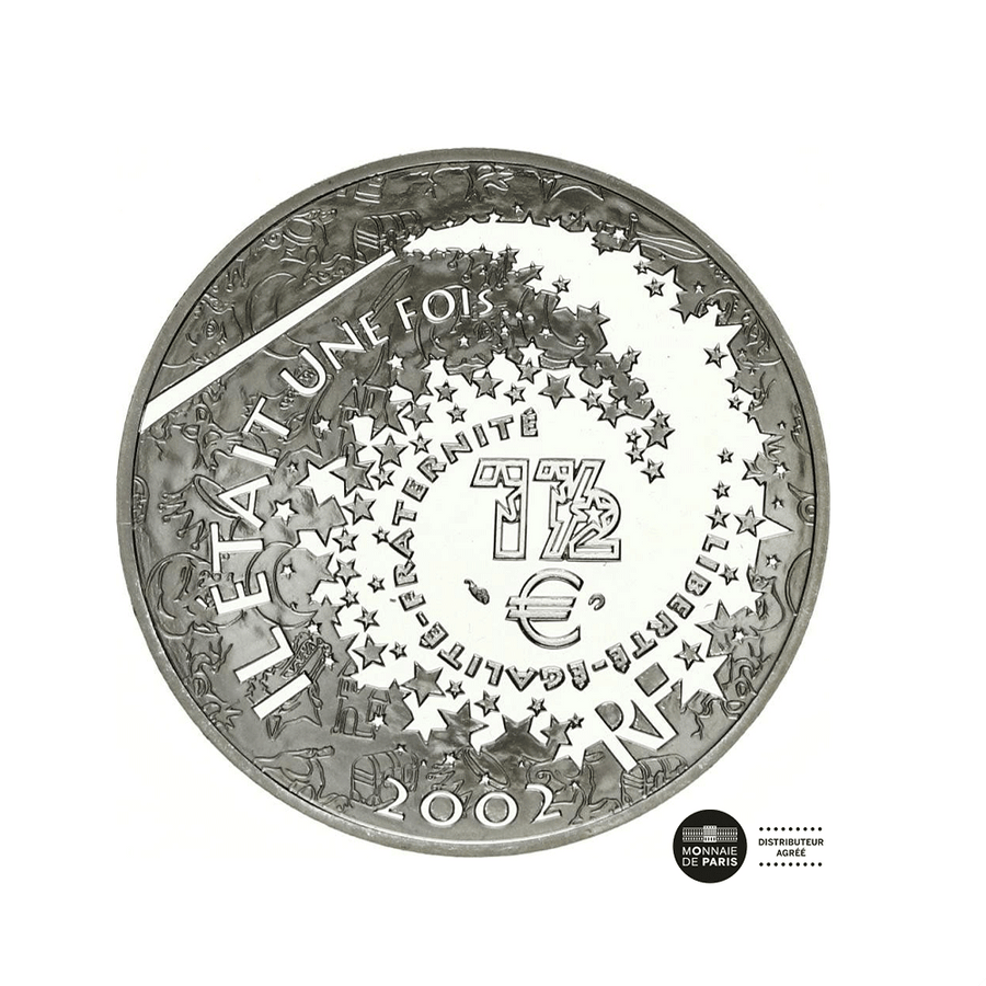 Contes des enfants d'Europe - Blanche-Neige - Monnaie de 1,50€ Argent - BE 2002