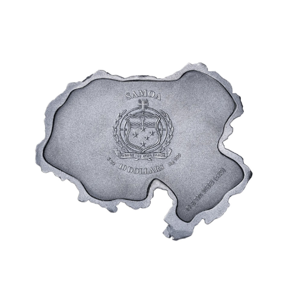 Château de Poudlard - Monnaie de 10 Dollars Argent - Antique Finish 2025