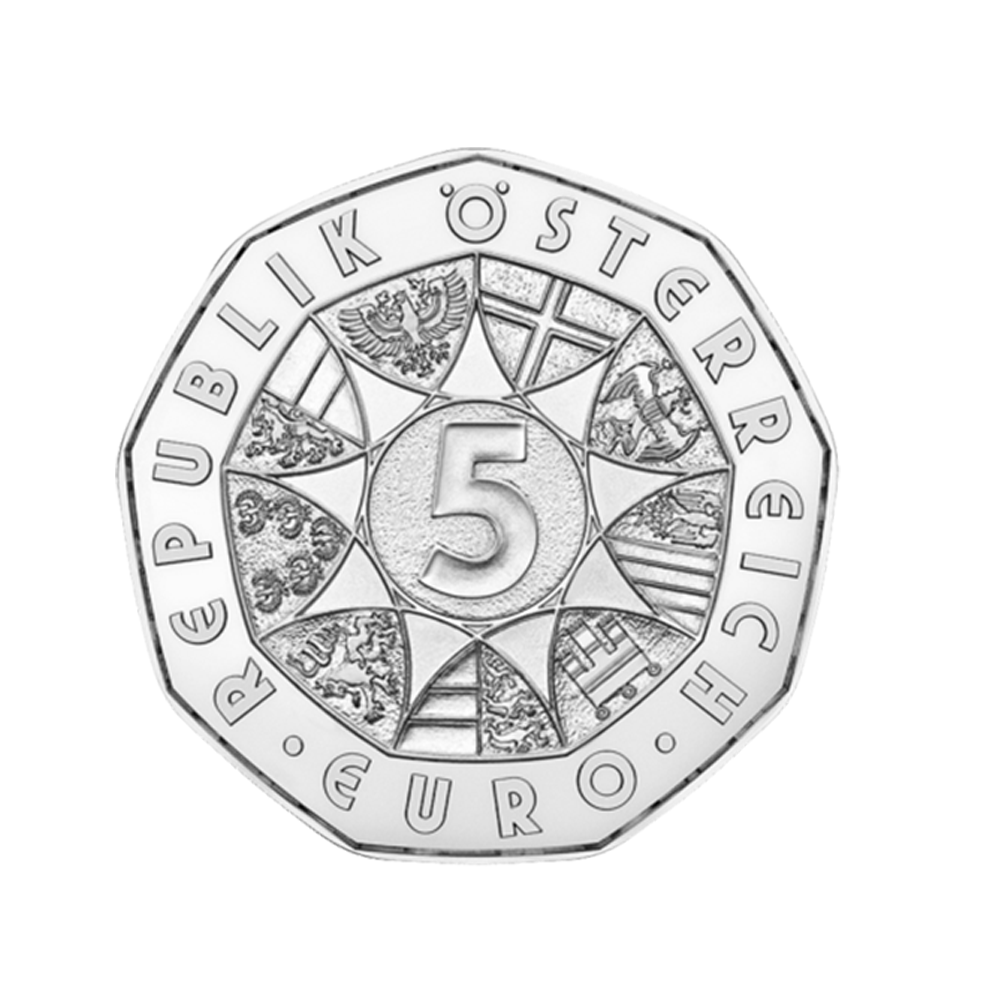 Autriche 2024 Monnaie de 5€ Argent En chemin BU pieceset