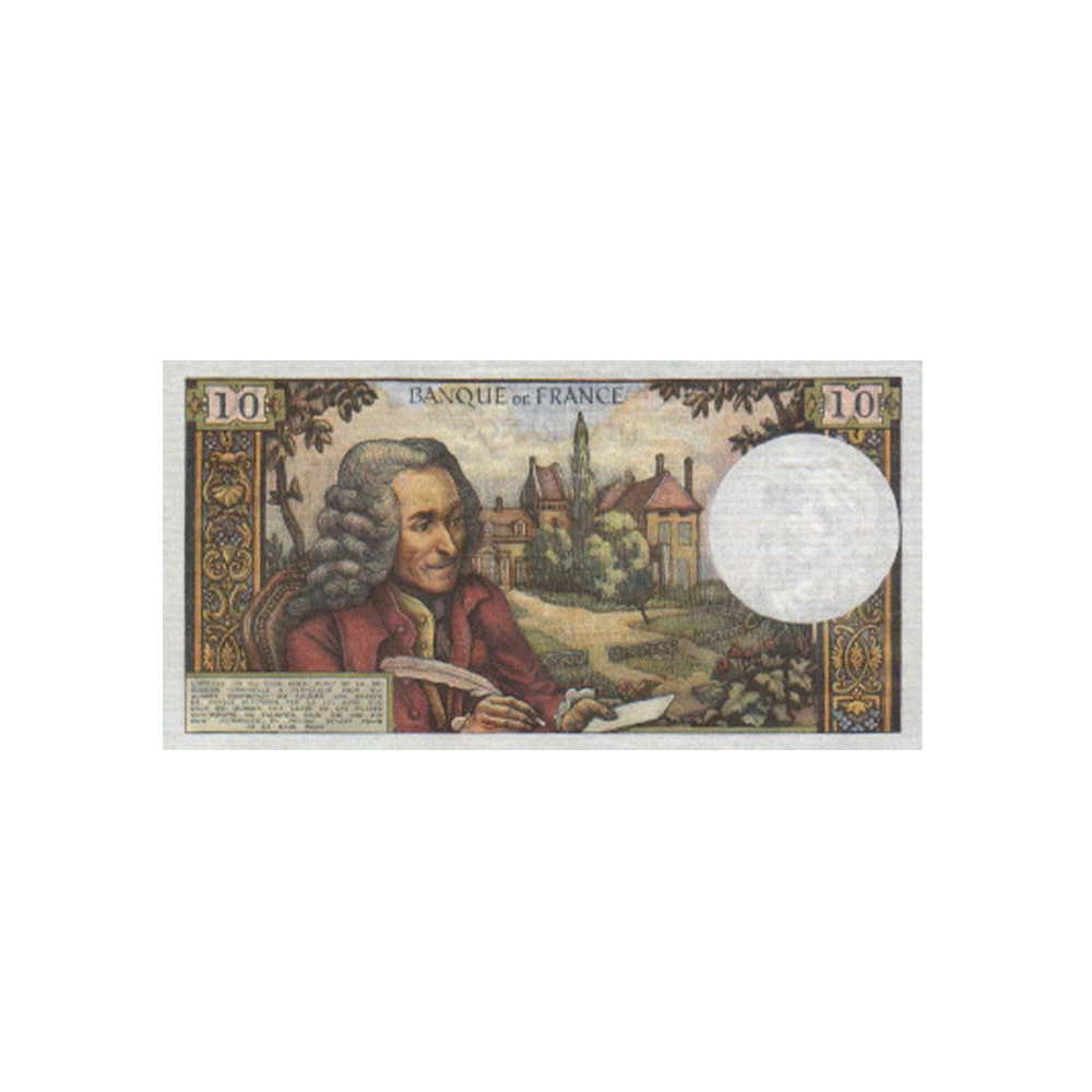 France - Billet de 10 Francs - Voltaire - 1963-1973