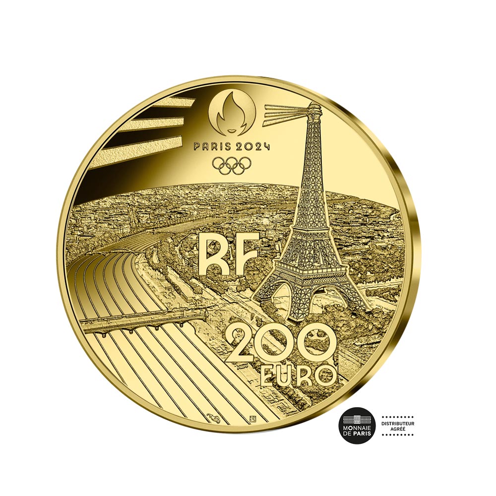 Paris Olympische Spelen 2024 - Château de Versailles - Geld van 200 € goud - Be 2023