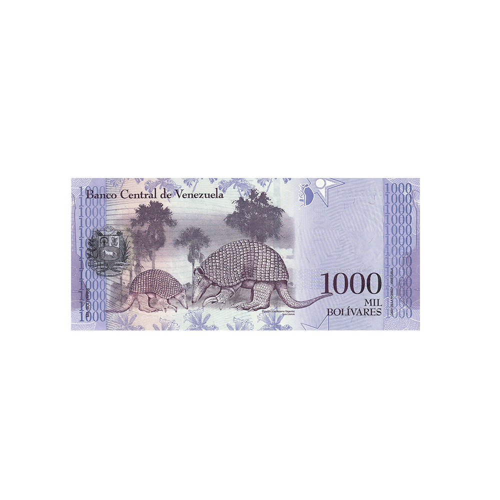 Bolivie - Billet de 1000 Bolivares - 2017