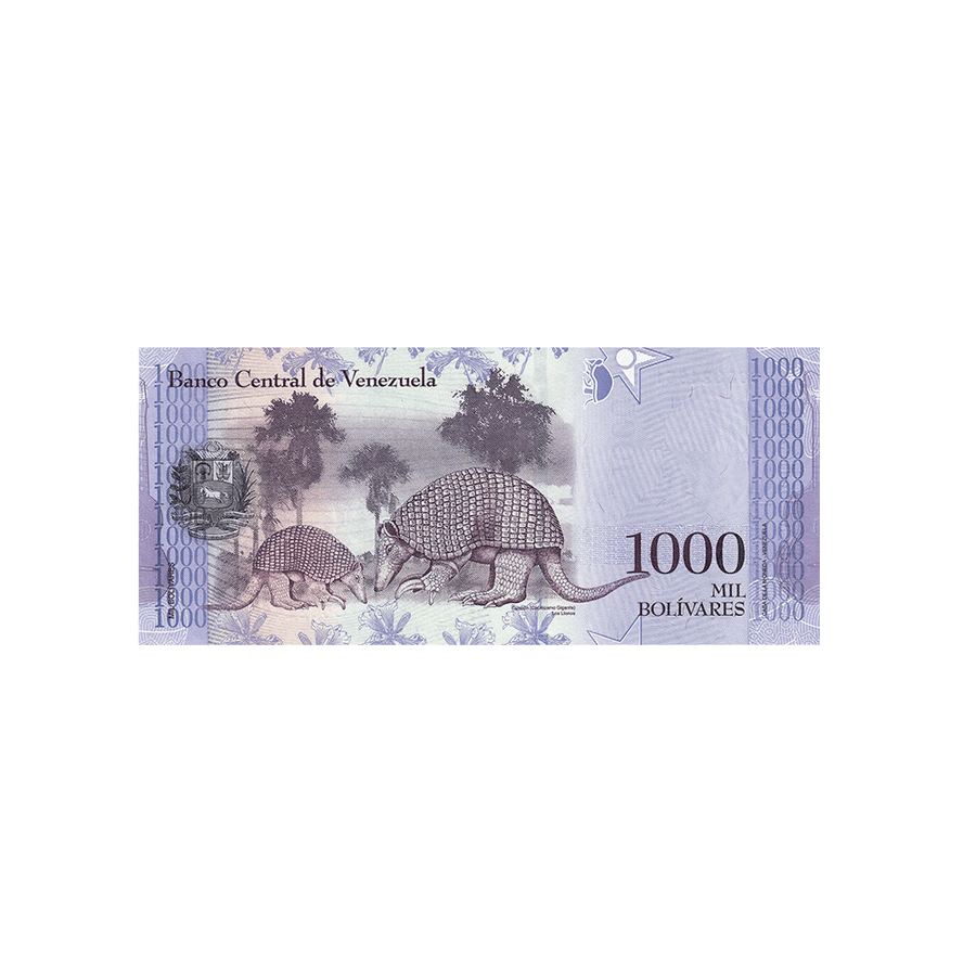 Bolivien - 1000 Bolivares Ticket - 2017