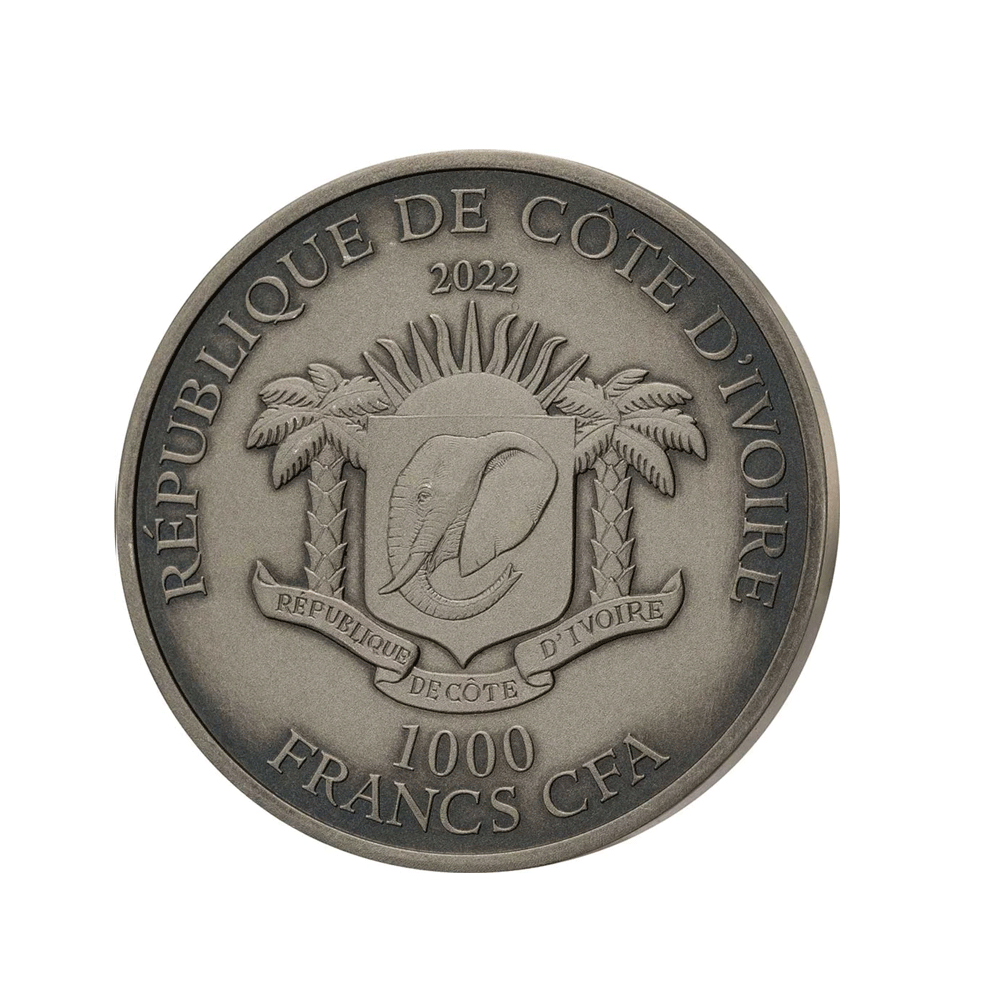 Big Five - Monnaie de 1000 Francs CFA - 2022